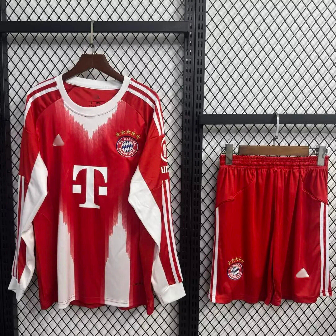 Bayern Münich Long Sleeve Home Kit 2025/2026