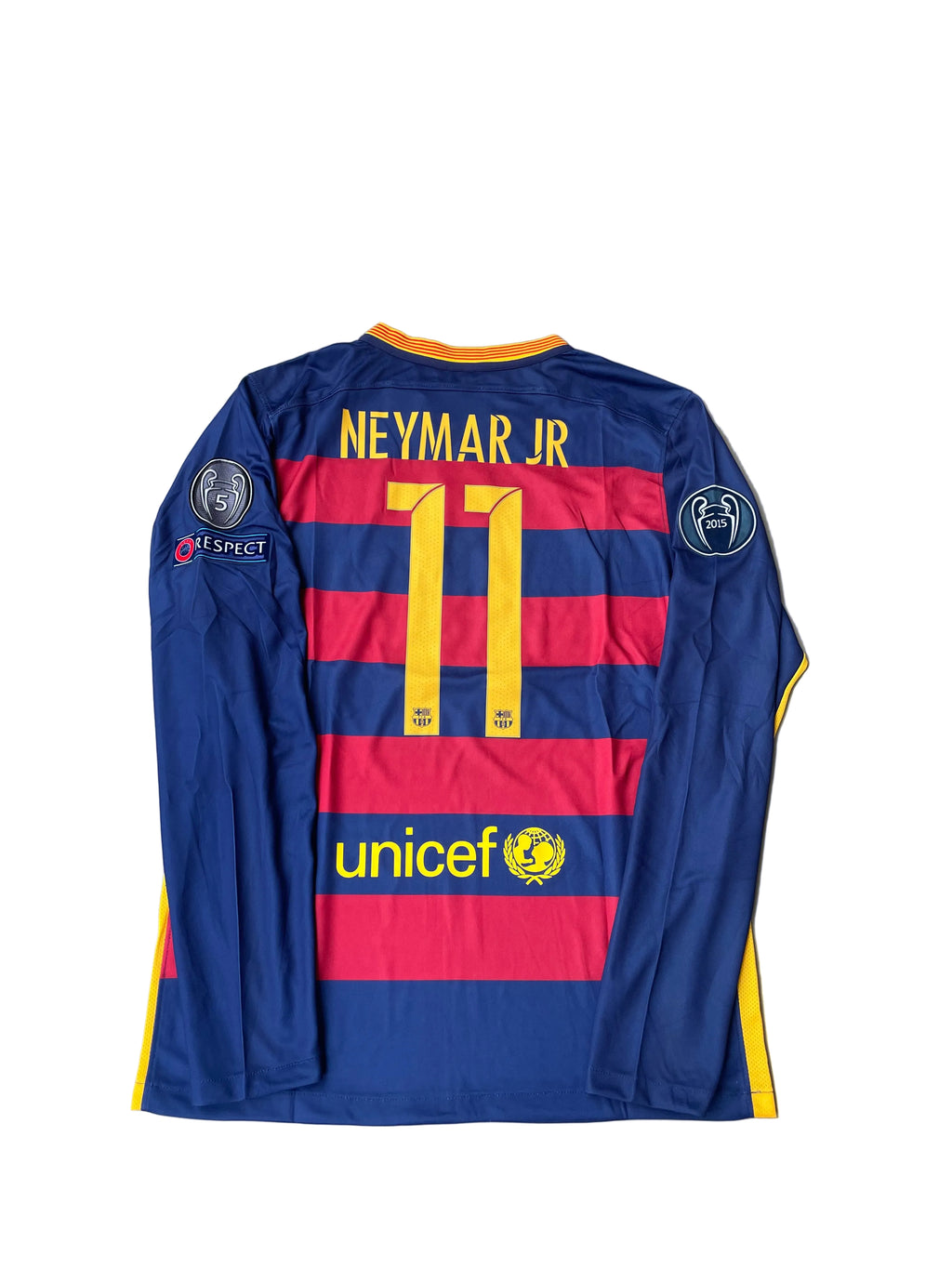 Neymar FC Barcelona Thuisshirt Lange Mouwen 2015/2016