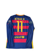 Neymar FC Barcelona Thuisshirt Lange Mouwen 2015/2016