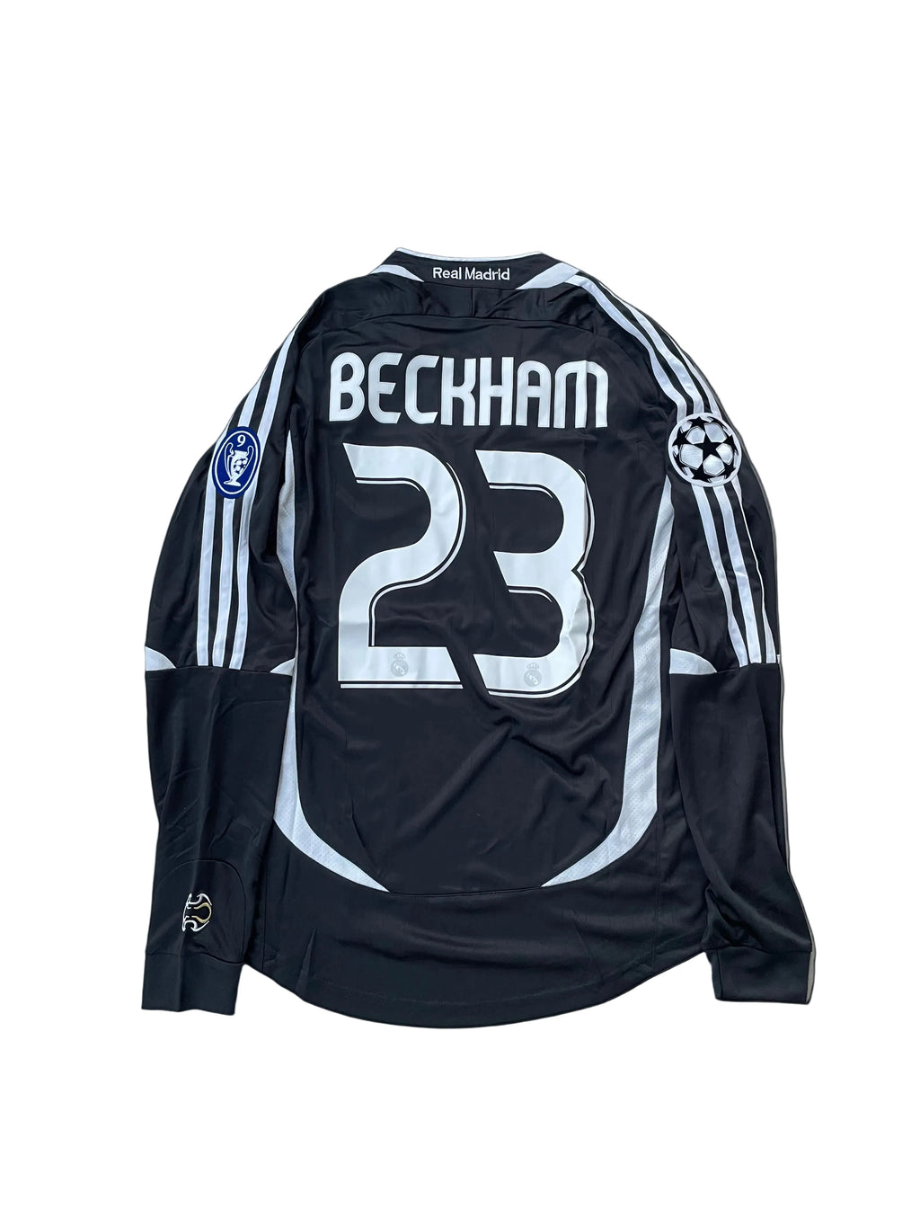 Beckham Longsleeve Real Madrid Uitshirt 2006/2007