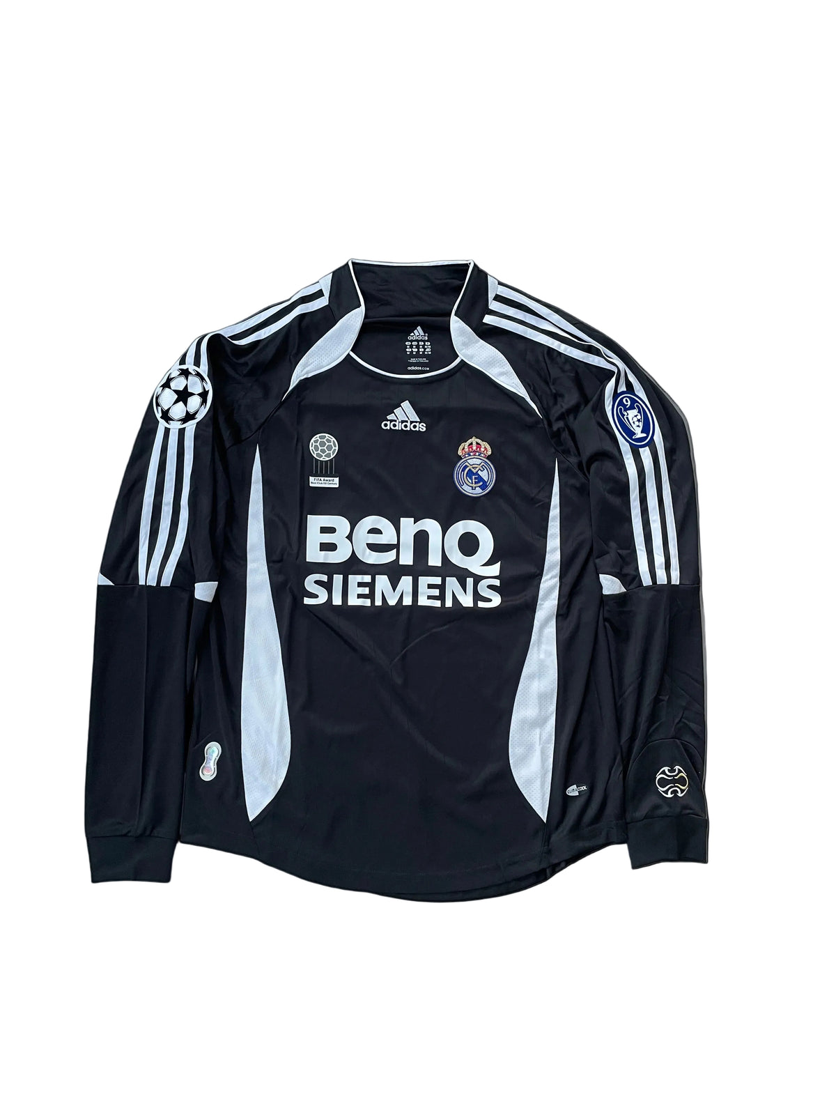 Beckham Longsleeve Real Madrid Away Shirt 2006/2007