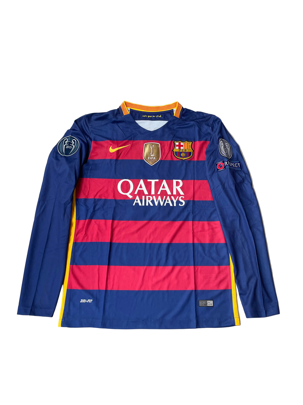 Neymar FC Barcelona Thuisshirt Lange Mouwen 2015/2016