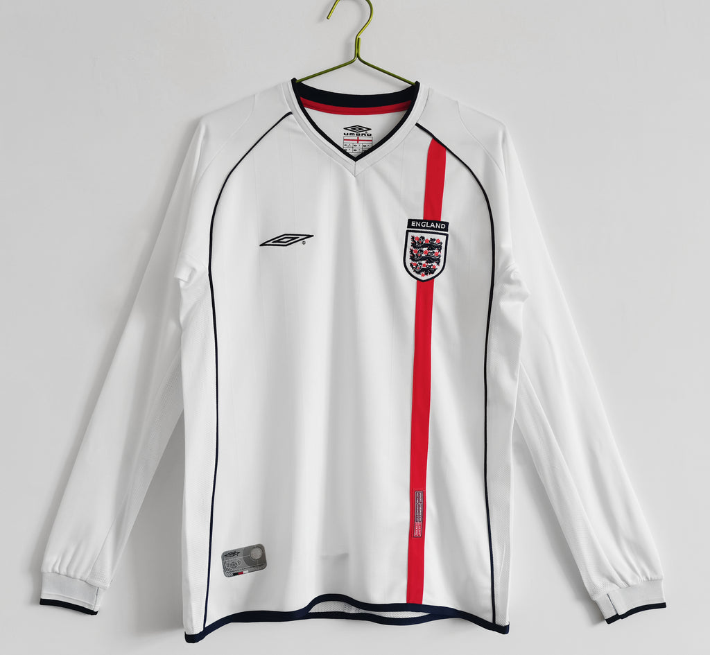 England Longsleeve Home Shirt 2002